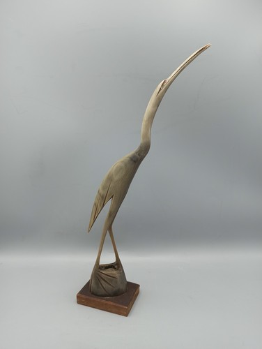Vintage reiher skulptur - vintage,