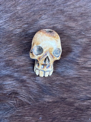 Gamsjaga totenkopf geschnitzt - gamsjaga,