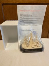 Schnitzerei aus Elch-Horn &