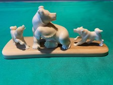 Schnitzerei aus Elch-Horn -