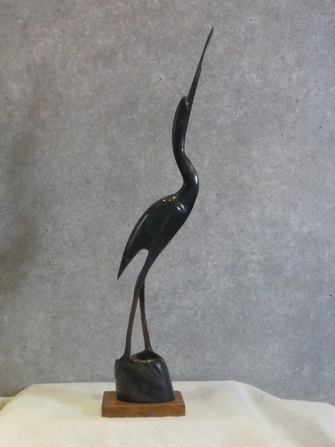Kranich reiher figur - aus, horn