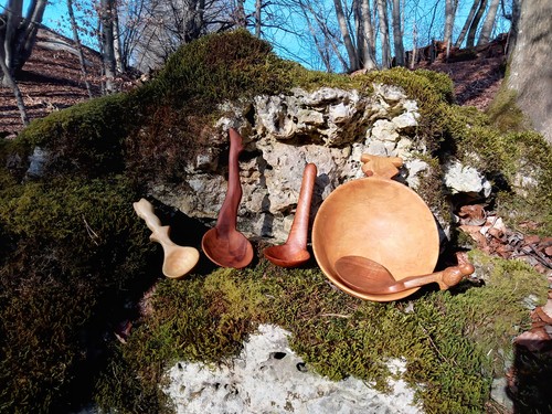 Carving spoon bowl indianer - carving,