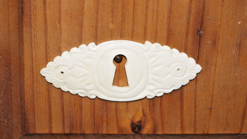 Schlüsselschild bein - ,