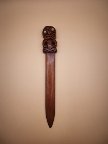 Vintage brieföffner holz - vintage,
