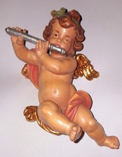 nackter Engel mit  Querflöte