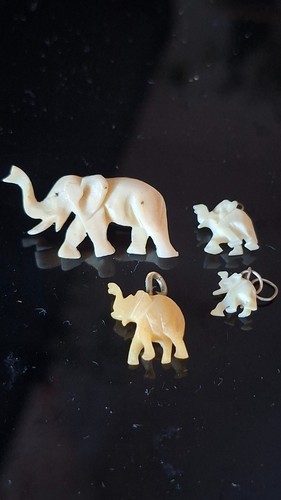 Elefanten figuren knochen - elefanten,